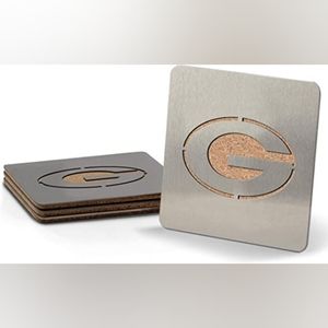 NFL Greenbay Packers Stainless Steel Coasters ⭐️⭐️⭐️